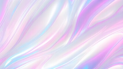 Holographic background seamless trendy iridescent light foil texture. Soft holographic pastel unicorn marble background pattern. Modern pearlescent blurry abstract swirl illustration.	
