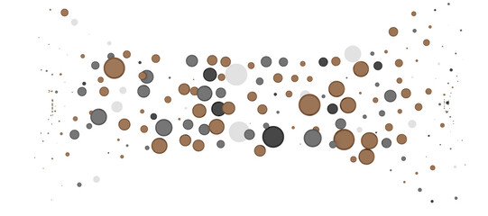 gold confetti background, isolated on transparent background