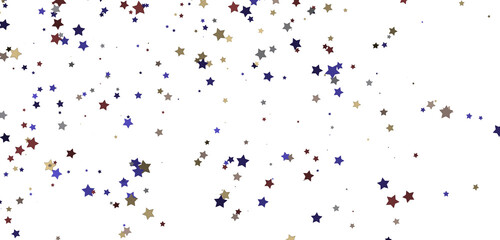 Ethereal Rain of Gold: Step into a Captivating 3D Stars Shower