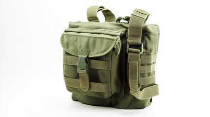Fototapeta premium Canteen Bag on White Background