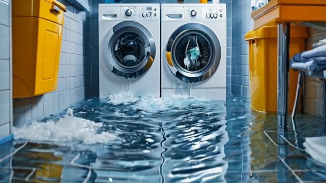 laundry room flood