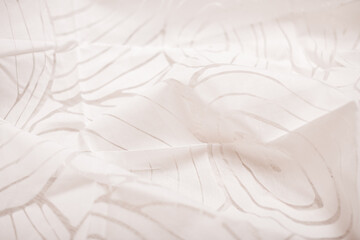 Obraz premium white silk fabric