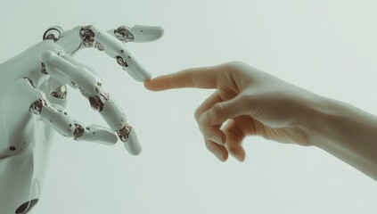 Human and Robot Hand Touching