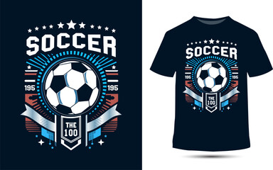 American Soccer Football T-Shirt Template