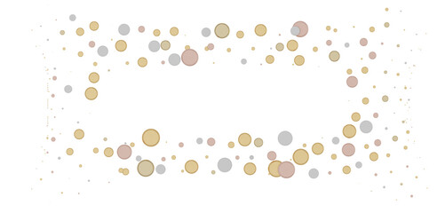 Cascading Splendor: Striking 3D Illustration Showcasing a Dazzling gold Confetti Display