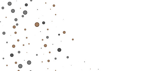 Glorious Cascade: Exquisite 3D Illustration of Glowing gold Confetti