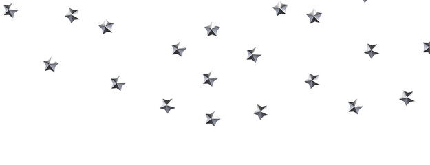 Obraz premium Enchanted Galaxy: Experience the Splendor of a 3D Gold Stars Shower