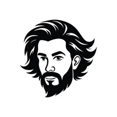 A vector cartoon drawing shows an angry man's face