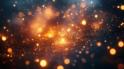 New Year 2024 Sparkles Banner, Joyful and Celebratory Design - Generative AI