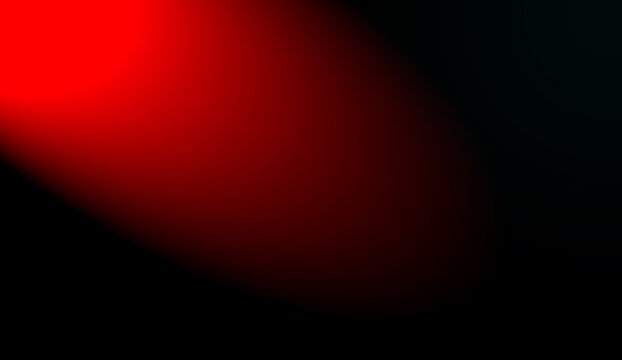 red light beam at the top with a dark background. red blurred beam light on dark background.abstract red blurred backgound.