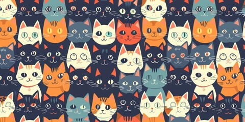Cute Cats Pattern