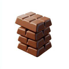 Stack of Delicious Chocolate Bars