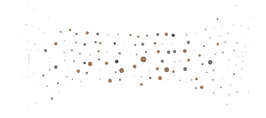 Euphoric Eruption: Magnificent 3D Illustration Showcasing Bursting gold Confetti