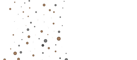 Cascading Celebration: Striking 3D Illustration Showcasing an Abundance of gold Confetti