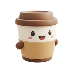 Cute Cartoon Coffee Cup
