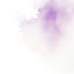 Abstract solid soft purple watercolor splash background