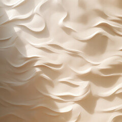 Obraz premium Modern neutral beige stucco plaster texture minimalist wavy background