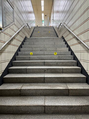 subway stairs