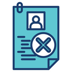 Obraz premium Rejected Icon