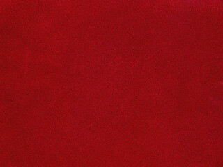 Red suede background. A thin focal part of the red background