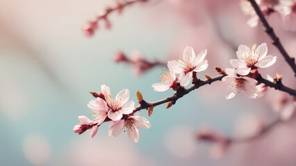 Obraz premium pink cherry blossoms