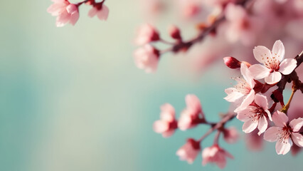 Obraz premium pink cherry blossoms