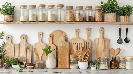 stock photo of Modern kitchen countertop with domestic view Photography AI Generated