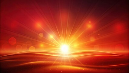 Obraz premium Red abstract background with gradient glowing texture of sunset, sunset, red, abstract, background, texture, gradient, glowing