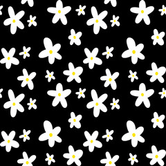seamless pattern of flower for fabric repeatable wallpaper