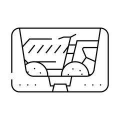 scale model toy line icon vector. scale model toy sign. isolated contour symbol black illustration