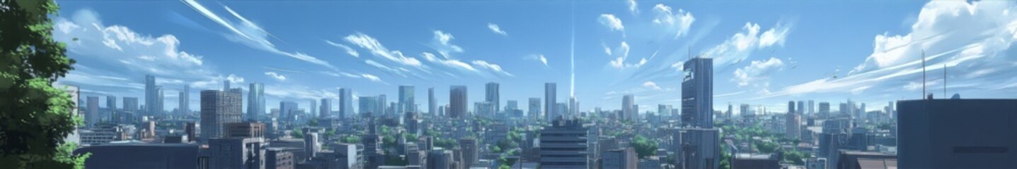 Urban Enigma: Anime-Style Cityscape Embracing Riddles and Urban Legends for an Abstract Conceptual Art Experience, game concept art, storybook illustrations, comic strips, book illustrations 