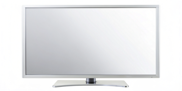 Smart TV isolated on transparent background