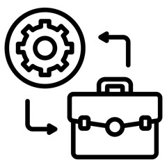 Obraz premium Job Icon