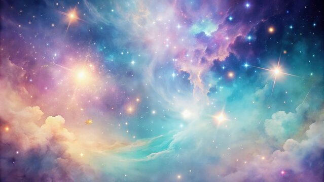 Pastel pale galaxy universe spiritual background with dreamy colors and ethereal vibes, pastel, pale, galaxy, universe
