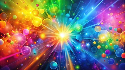 Fototapeta premium Vibrant and colorful abstract background, Colorful, vibrant, abstract, background, texture, rainbow, multicolored