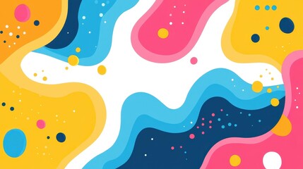 Naklejka premium Explore vibrant Memphisinspired backgrounds with modern textures that add flair to your digital projects.