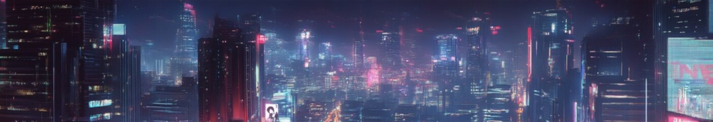 Obraz premium Urban Utopia: Anime-Style Cityscape Representing the Ideal City Environment for Abstract and Conceptual Art in Gaming and Storytelling