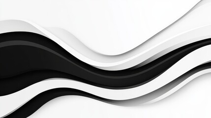 Obraz premium Sleek abstract background with white chrome lines, featuring modern textures that add depth to flat illustrations.