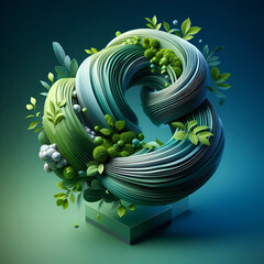 Nature&rsquo;s Harmony with Technology: A 3D Art Perspective