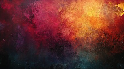 Obraz premium Abstract Art: Fiery Hues & Textures 