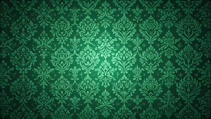 Deep emerald seamless pattern with a dark green color , nature, foliage, forest, dense, lush, rich, vibrant, texture