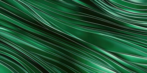Abstract Green Wave Texture Design - Modern and Stylish Background Pattern
