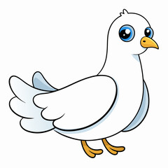 Dove of peace isolated on white background, dove vector illustration, bird on a branch vector art, dove silhouette, bird vector icon, bird on a branch line art, eps, dove on a branch cartoon