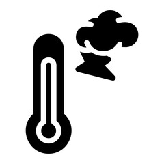 temperature Solid icon