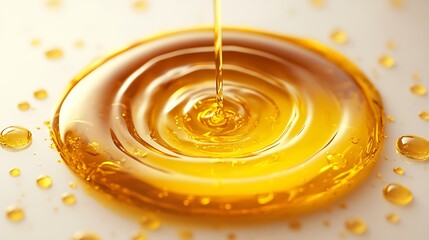  Golden Liquid Droplet 