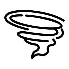 tornado Line Icon