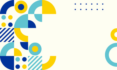 Fototapeta premium abstract mosaic flat design background