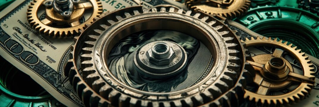 Gears and Money. - Powered by Adobe