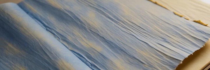 Obraz premium paper texture background. Clean white paper, wrinkled, abstract background