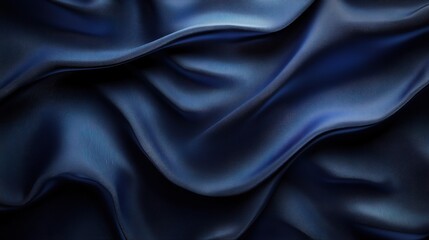Obraz premium Deep Blue Silk Drapery